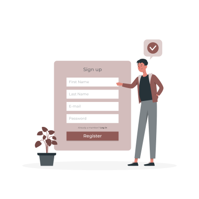 Sign up-rafiki