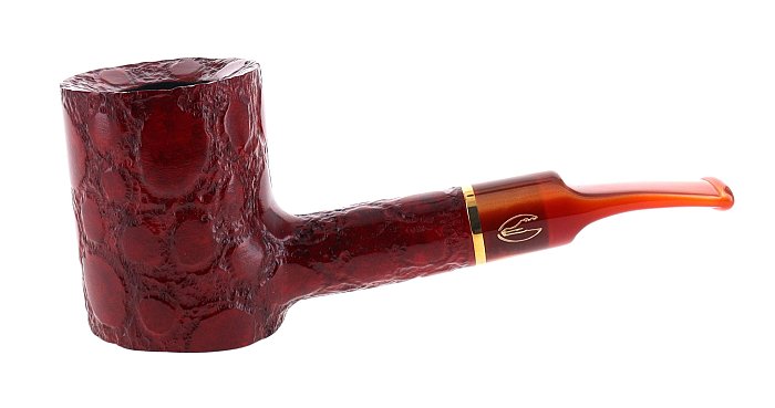 Pipa Savinelli ALLIGATOR 311 Rossa shape stand up cherrywood poker 6mm