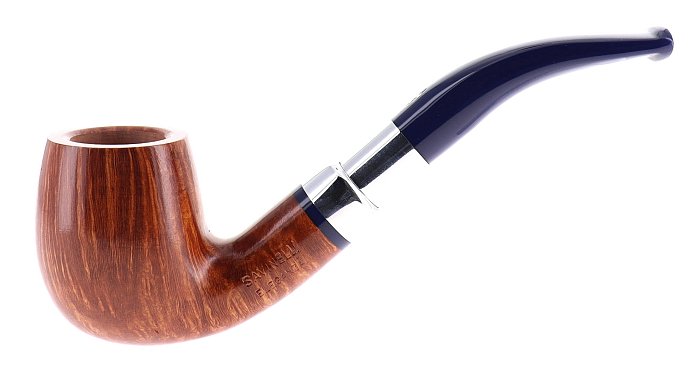 Pipa Savinelli Eleganza 601 liscia naturale shape bent Billiard, 9mm