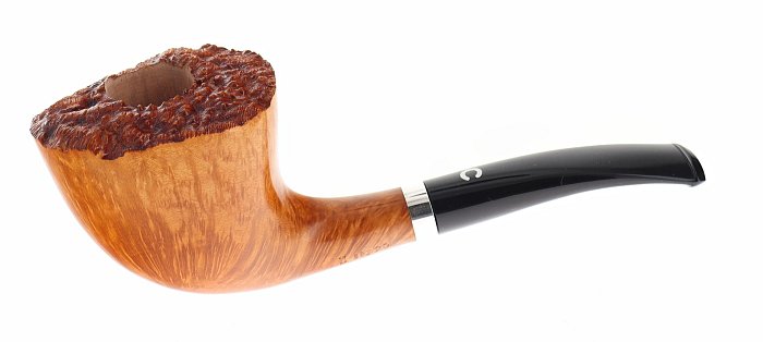 Pipa Il Ceppo GRUPPO 4 liscia chiara shape dublin barktop semicurva vera in argento